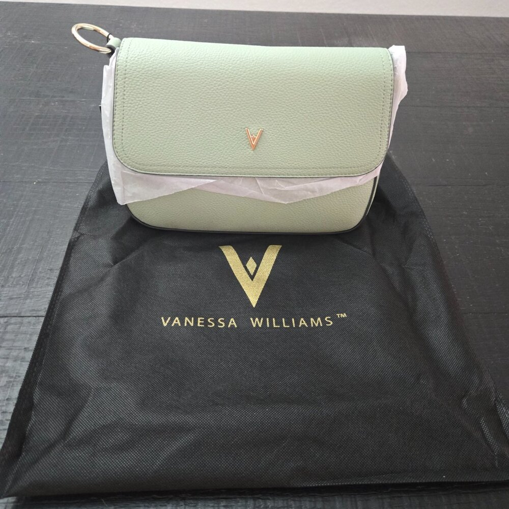 Vanessa Williams Cross Body Bag- Mint Color. New, with tags.